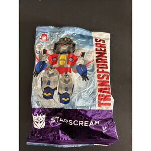 Action Figure Toy Silver Starscream Wendy's Kids Meal Transformers 35th Hasbro